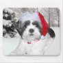 Christmas Shih Tzu Mouse Pad