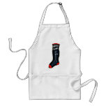 Christmas shoe shocks has a wording of Christmas S aprons