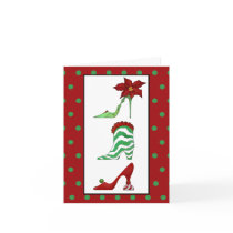 Christmas Shoes Greeting Card