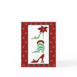 Christmas Shoes Greeting Card