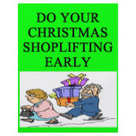 CHRISTMAS shoplifting joke Flyer