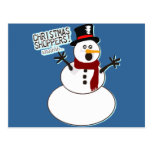 Christmas Shoppers! Postcards