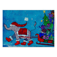 Christmas Shopping Greeting Card