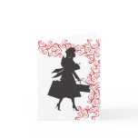 Christmas Shopping Silhouette cards
