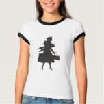 Christmas Shopping Silhouette t-shirts