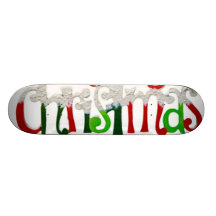 Christmas Skateboard