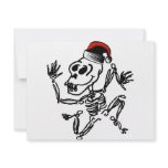 Christmas Skeleton invitations