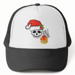 Christmas skull hats