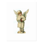 Christmas Snow Angel Postcard