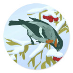 Christmas Snow Bird Seals stickers