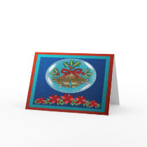 CHRISTMAS SNOW GLOBE GREETING CARD