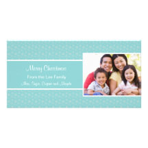 Christmas Snowflake Holiday Christmas Card Photo Card