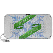 Christmas Snowflake Laptop Speakers