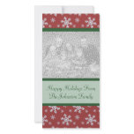 Christmas Snowflakes Holiday Photo Cards