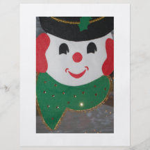 Christmas Snowman Custom Flyer