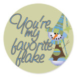 Christmas Snowman Stickers