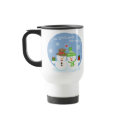 Christmas Snowmen Love Travel Coffee Mug