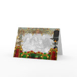 Christmas Snowmen Template Greeting Card