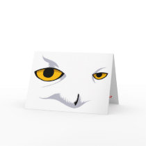 Christmas SNOWY OWL Card