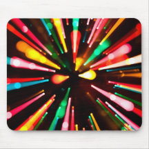 Christmas Speed Of Lights Mouse Pad
