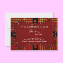 Christmas Squares invitations