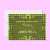 Christmas Squares invitations