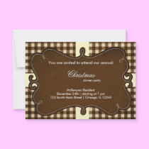 Christmas Squares invitations