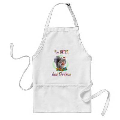 Christmas Squirrel Apron