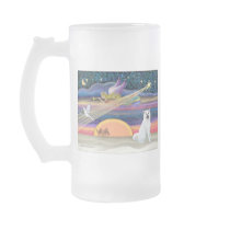 Christmas Star - Akita 1 (white) Mugs