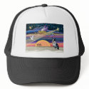 Christmas Star - Australian Cattle Dog hats