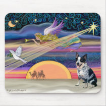 Christmas Star - Australian Cattle Dog Mouse Pad