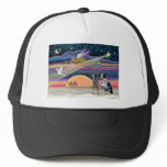 Christmas Star - Australian Cattle Dogs (two) hats