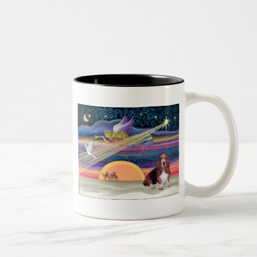 Christmas Star - Basset Hound 1 Coffee Mug