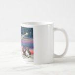Christmas Star - Basset Hounds (two) Mug
