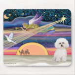 Christmas Star - Bichon Frise 2 Mouse Pads
