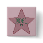 Christmas Star Button