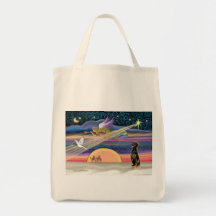 Christmas Star - Doberman (natural) Bags