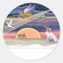 Christmas Star - Jack Russell Terrier Sticker