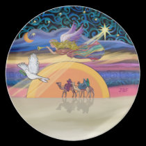 Christmas Star plates