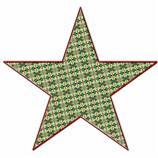 Christmas Star Photo Cut Outs | Zazzle