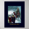CHRISTMAS STAR Traditional Vintage Poster posters