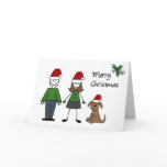 Christmas Stick Figures card
