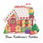 Christmas Square Sticker