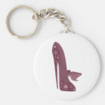 Christmas Stiletto High Heel Shoes Art Key Chains