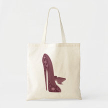 Christmas Stiletto Shoes Art Tote Bag
