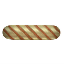 Christmas Stripes Skateboard