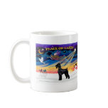 Christmas Sunrise - Schnauzer (Black Giant) mugs