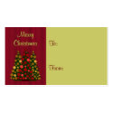 Christmas Tags business cards
