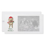 Christmas terrier Happy Holidays  Photo Card photo cards