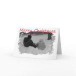 Christmas Through A Child's Eyes, Kids in snow Card